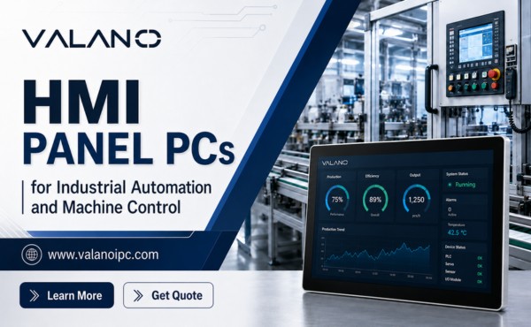 HMI Panel PCs for Industrial Automation and Machine Control
