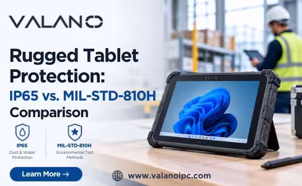 Robuster Tablet-Schutz: Vergleich von IP65 und MIL-STD-810H