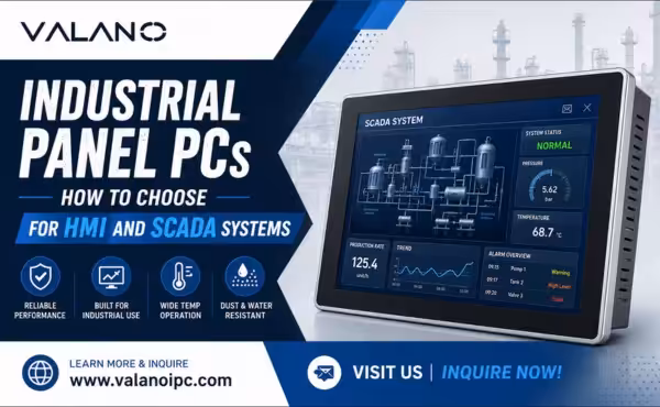 Wie man industrielle Panel-PCs für HMI- und SCADA-Systeme auswählt