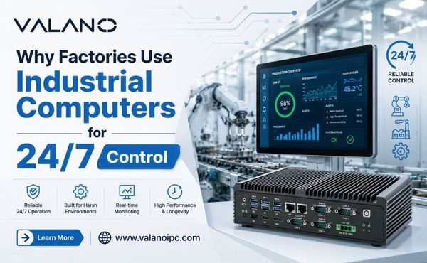 Why Factories Use Industrial Computers for 24/7 Control